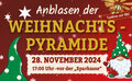 Anblasen der Weihnachtspyramide 2024